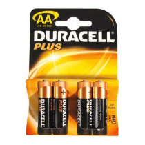 DURACELL ALKALINE BATTERIES PACK/4 AA