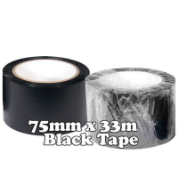 BLACK SILAGE TAPE 75mm x 33m