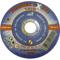 4½"(115x1mm) FLAT CENTRE METAL CUTTING DISC"EXTRA THIN"
