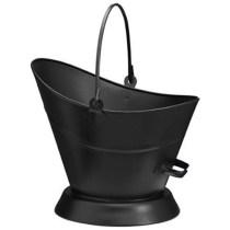 HEARTH AND HOME BLACK WATERLOO COAL BUCKET 14"