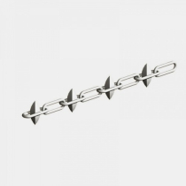 CHAIN SPIKED GALVANISED ALT LINKS - PER METRE