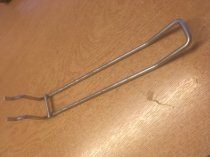 DOUBLE PEGBOARD HOOK 200mm *CLEARANCE*