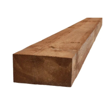 2.4x125x250mm SAWN SLEEPER BROWN TREATED (8'x5"x10")