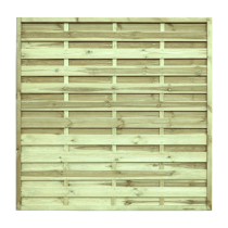1.8m x 1.8m SQUARE HORIZ PANEL GRN TRT (RIPON) *SECONDS