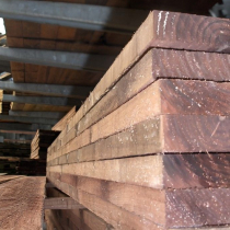 NS 4.8x100x38 SAWN RAIL BROWN TREATED(16'x4"x11/2")