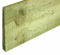 0.9x125x22mm FEATHEREDGE BOARD GREEN TREATED (3'x5"x1")