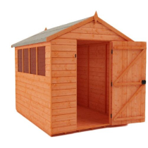 6' X 6' SUPER APEX SHED SHIPLAP