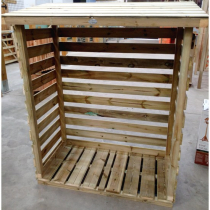 1.5mH x 1.2mW x 0.6mD LOG STORE - GREEN TREATED