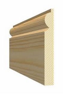 4.5x25x175NOM(21x170FIN) TORUS SKIRTING 5THS REDWOOD*