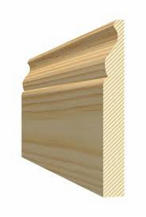 4.8x25x175NOM(21x170FIN) OGEE SKIRTING 5THS REDWOOD