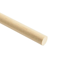 LIGHT HARDWOOD 25mm DOWEL 2.4m UNTREATED RTM827*