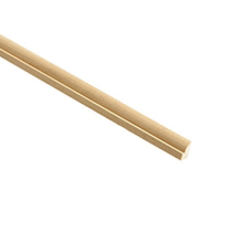LIGHT HARDWOOD GLASS BEAD 15 X 9MM 2.4M RTM865*