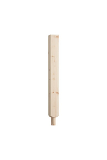 Pine 91mm Spigot Patrice Newel 850mm UNTREATED PT850P       *