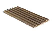 WPC Fluted C Panel 2400x159x15 Walnut