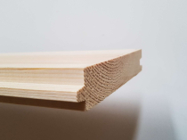 4.8x25x125NOM (21x120FIN) PLANED T&G UNTREATED REDWOOD