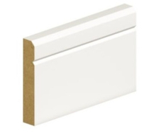 MDF SKIRTING PRIMED 5.49x15x119mm ROUND&V GROOVE