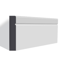 MDF ARCHITRAVE PRIMED 5.49x15x57mm ROUND / V GROOVE