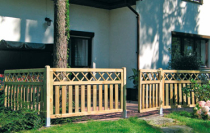 0.9m W x 0.9m H CROSS TOP GATE (CHATSWORTH) GREEN TD (CTG90)