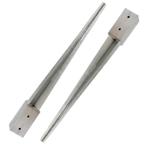 50x50x450mm POST SOCKET SPIKE BOX TYPE GALVANISED    2600501