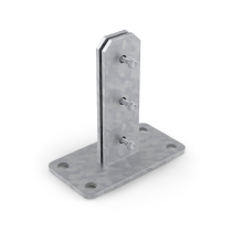 DURAPOST BOLT DOWN CLAMP GALVANISED 8061501
