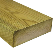 4.8x175x75 C16 PURLIN SAWN RAIL GREEN TREATED (16'x7"x3")