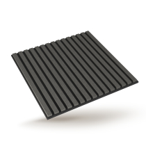 Acoustic Wall Panel Dark Grey 600x600mm Pack of 4