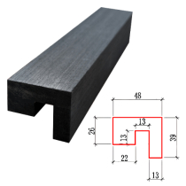 Black Ebony MDF LED BATTEN (LED NOT INCLUDED)