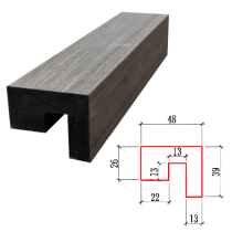 Bronze Oak MDF LED BATTEN (LED NOT INCLUDED)