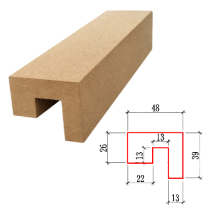 Raw MDF LED BATTEN (LED NOT INCLUDED)