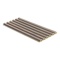 WPC Fluted Tube Panel 2400x158x15 Walnut