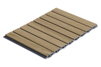 WPC Fluted Panel 2400x250x10 Beech