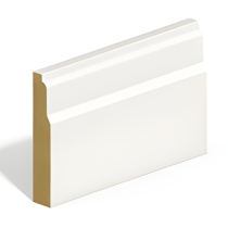 MDF SKIRTING PRIMED 4.2x18x144mm LAMBS TONGUE