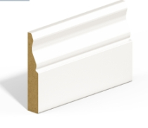 MDF SKIRTING PRIMED 5.49x18x144mm OGEE