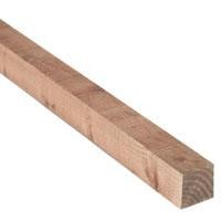 3.6x100x100mm SAWN POST/RAIL BROWN TREATED (12'x4"X4")