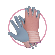 WEEDING SMALL CLIP GLOVES LIGHT DUTY - BLUE & PINK