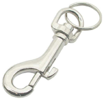 SWIVEL HARNESS SNAP HOOK 3x¾" 76x19mm NP