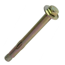 M12x75mmSLEEVE ANCHOR HEX HEAD BOLT ZYP BAG OF 5