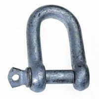 10mm DEE SHACKLE E-GALVANISED PACK/2