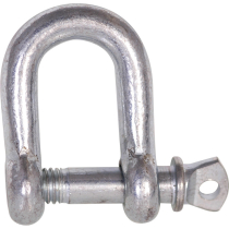 6mm DEE SHACKLE E-GALVANISED PACK OF 4