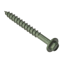 TIMBER FIXING SCREW 7x65mm HEAVY DUTY (GREEN) PACK OF 20