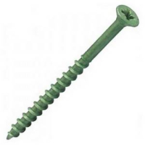 9x2 4.5x50mm DECK SCREW PLATED GREEN BOX/200