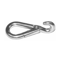 3 1/2" SPRING HOOK TO CRUE BZP PACK OF 2