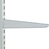 TWINSLOT SHELF BRACKET 27cm WHITE  (2"BASE)