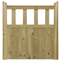 4'W x 3'6"H HAMPTON GATE GREEN TREATED SOFTWOOD