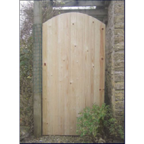 6'H x 33"W T&G ARCHED TOP GATE GREEN TREATED