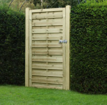 1.8m x 0.9m SQUARE HORIZONTAL GATE - GREEN TREATED SOFTWOOD