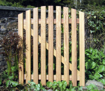 3'6"W x 3'7"H CURVED WICKET GATE TREATED SOFTWOOD