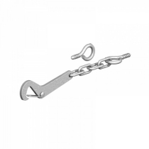 HOOK & EYE SAFETY GATE CATCH HEAVY GALV