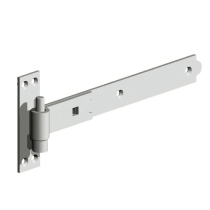 24"(600mm)STRAIGHT BAND & HOOK ON PLATE BLACK SET