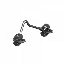 8" WIRE CABIN HOOK BLACK (PACK)